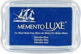 Memento Luxe stempelkussen - 9x6cm danube Blauw