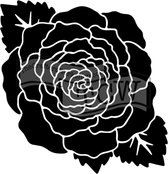 Hobbysjabloon - Template 30,5x30,5cm 30x30cm large rose