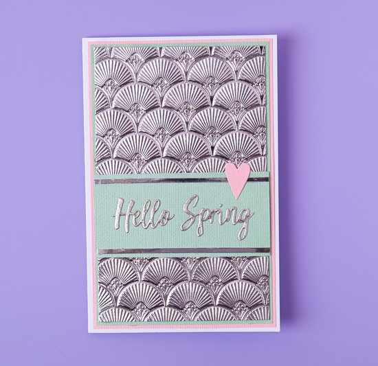 Sizzix 3D Embossing Folder Textured Impressions Art Deco