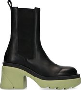 Sacha - Dames - Chunky chelsea boots met groene zool - Maat 37