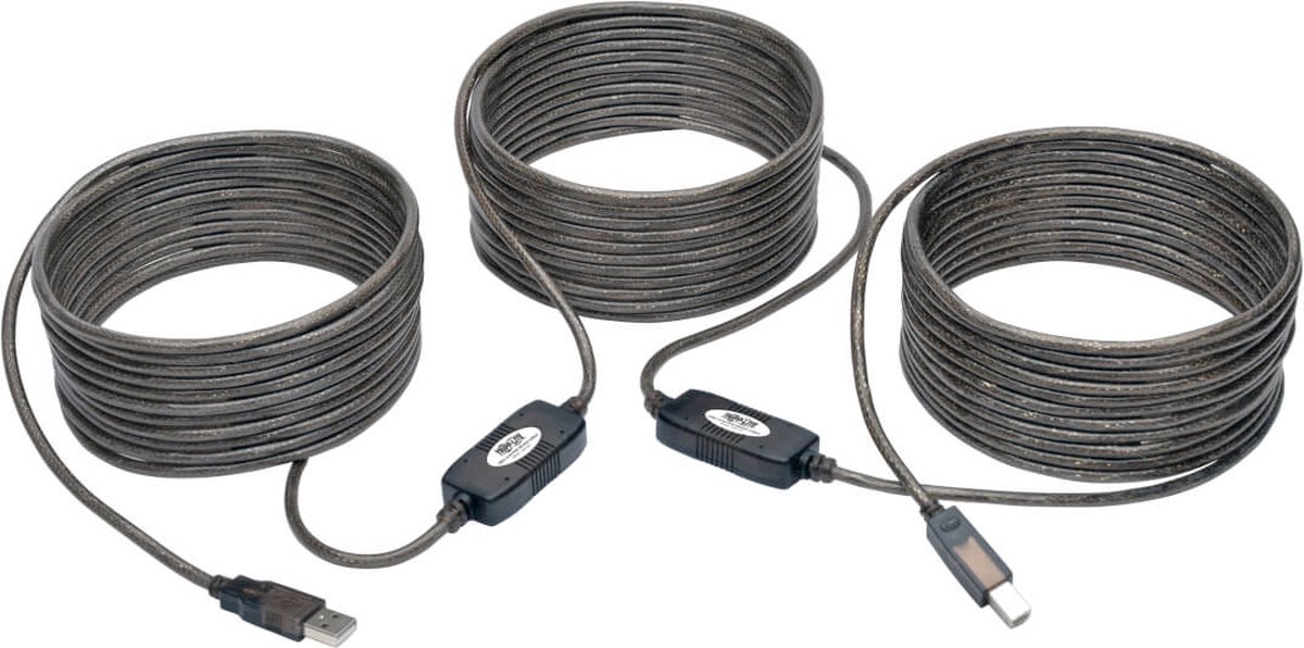 Tripp-Lite U042-050 USB 2.0 A/B Active Repeater Cable (M/M), 50 ft. TrippLite