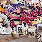 Zelfklevend fotobehang - Graffiti, Home sweet home, premium print