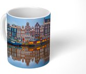 Mok - Koffiemok - Amsterdam - Panorama - Grachten - Mokken - 350 ML - Beker - Koffiemokken - Theemok