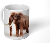 Mok - tekening van een Mammoet - 350 ML - Beker