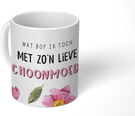 Mok - Koffiemok - Moederdag cadeautje - Quotes - Schoonmoeder - Moederdag - Mokken - 350 ML - Beker - Koffiemokken - Theemok - Mok met tekst