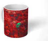 Mok - Herfst - Boom - Rood - 350 ML - Beker