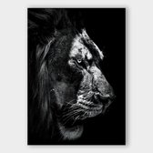 Artistic Lab Poster - Dark Lion - 70 X 50 Cm - Multicolor