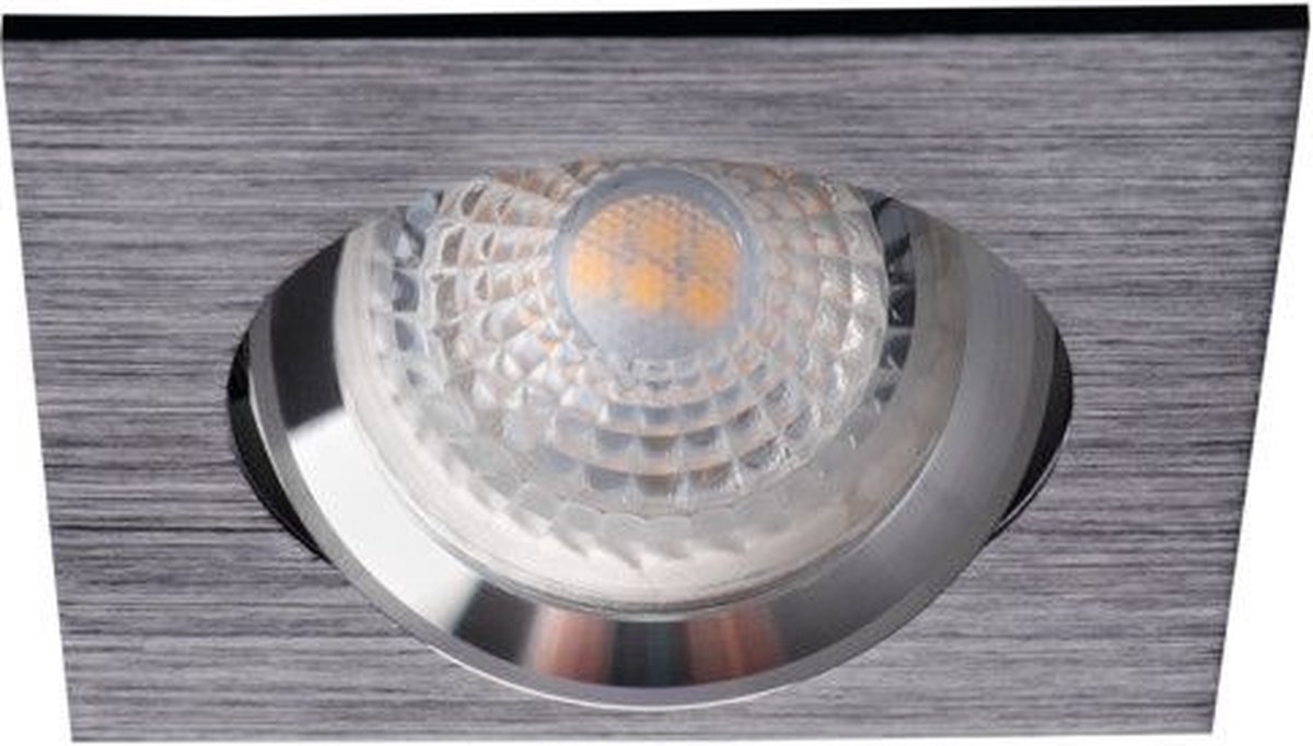 Kanlux S.A. - LED inbouwspot zwart - Zaagmaat 70-75mm buitenmaat 82x82mm