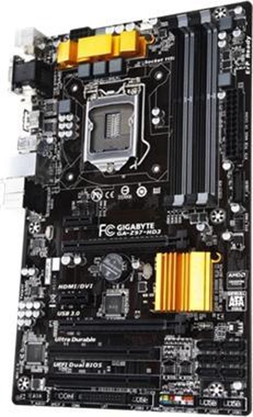 Gigabyte GAZ97HD3 moederbord Intel® Z97 LGA 1150 (Socket H3) ATX