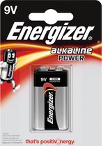 19x Energizer batterij Alkaline Power 9V, op blister