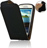 Flex-Line Flip Case Cover Hoesje Samsung Galaxy Trend S7560 Zwart