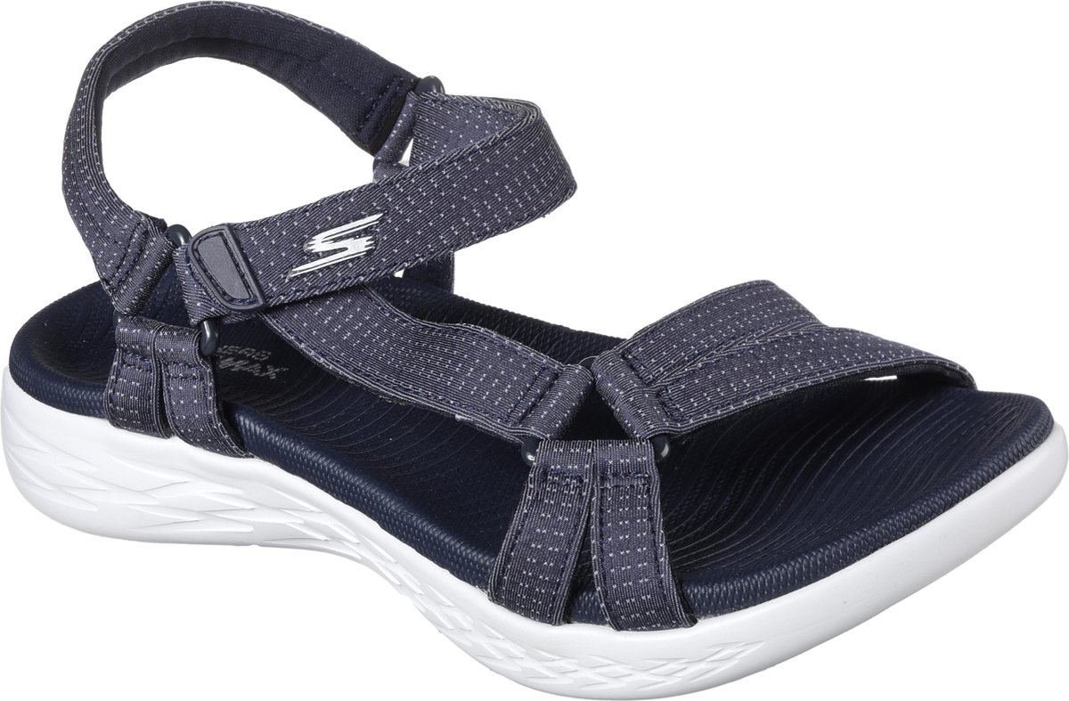 Skechers On-The-Go 600 Brilliancy Dames Sandalen Blauw