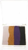 Splitcake wit - goud - paars - zwart wit - goud - paars - zwart