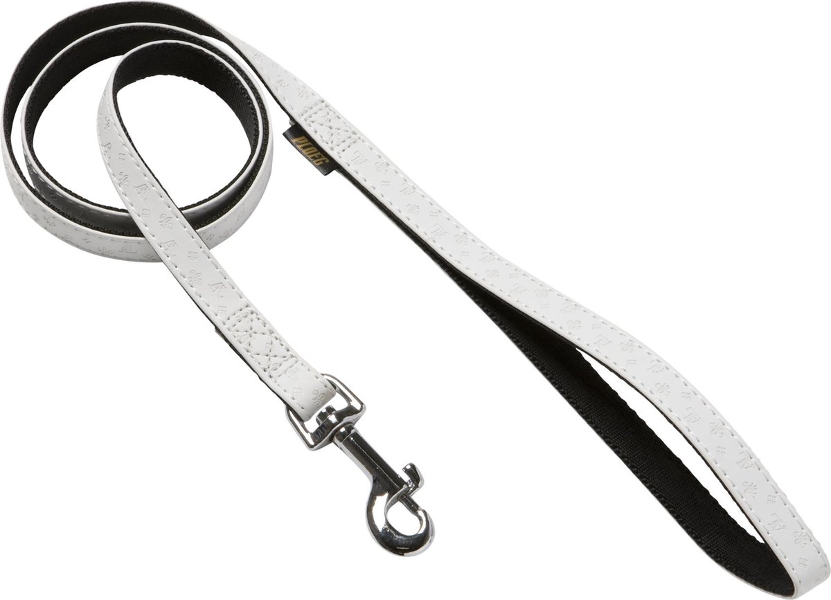 Ploeg Looplijn Artleder 20mm Wit 100×2.0 cm