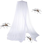 Muskietennet voor Over het Bed – Klamboe – Muggen Net – Geschikt voor 1 Persoons Bed en Twijfelaar - 40 x 230 x 630 cm