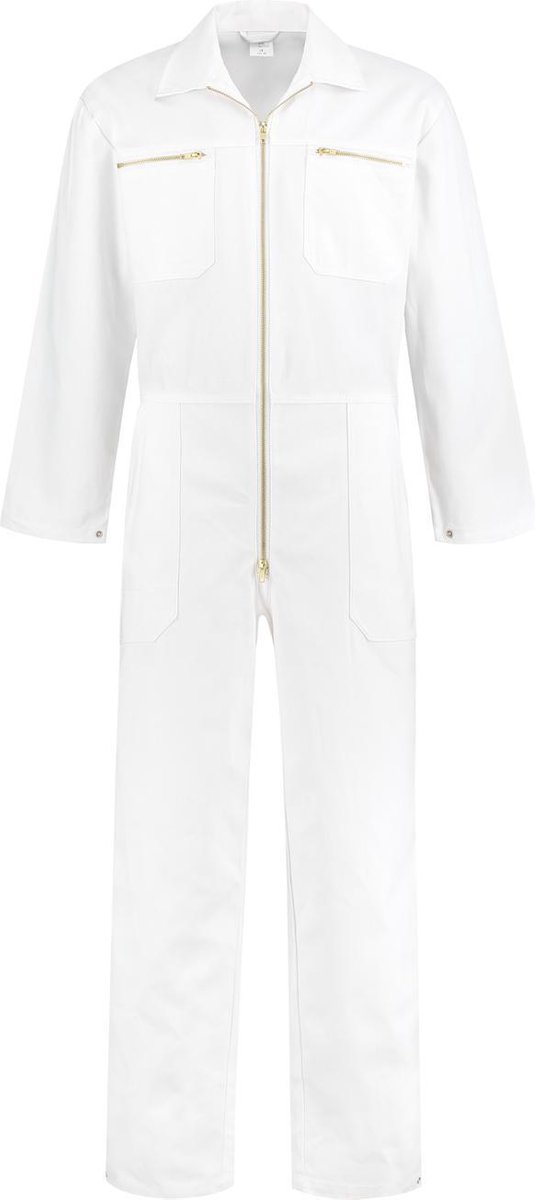 EM Workwear Overall 100% katoen met rits wit maat 60