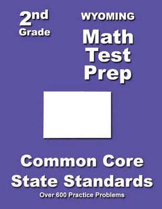 Wyoming 2nd Grade Math Test Prep - cover