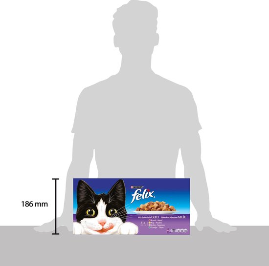 Mix Selectie In Gelei - Kattenvoer - 44 x 100 g
