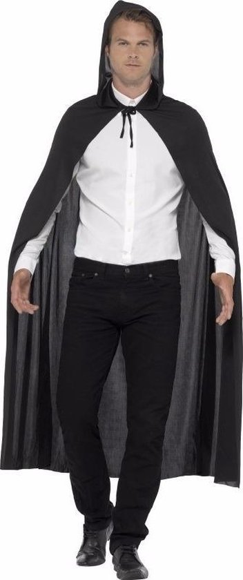 Halloween - Zwarte cape met voor volwassenen | bol.com
