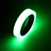 Lichtgevend plakband tape Glow In Dark Reflecterende 10 Meter Wit / Groen - Heble