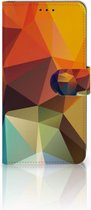 Flipcase Hoesje Geschikt voor Samsung Galaxy A7 (2018) Design Polygon Color