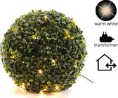 LED netverlichting buxus buit/dia80cm-120L/groen/warm wit