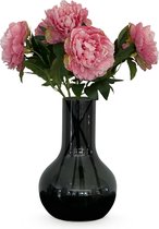 Fleurs artificielles - Pivoines rose clair x 5 - 65cm