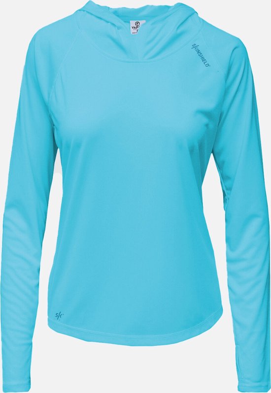SKINSHIELD - UV-hoodie voor dames Water Blue - XXL