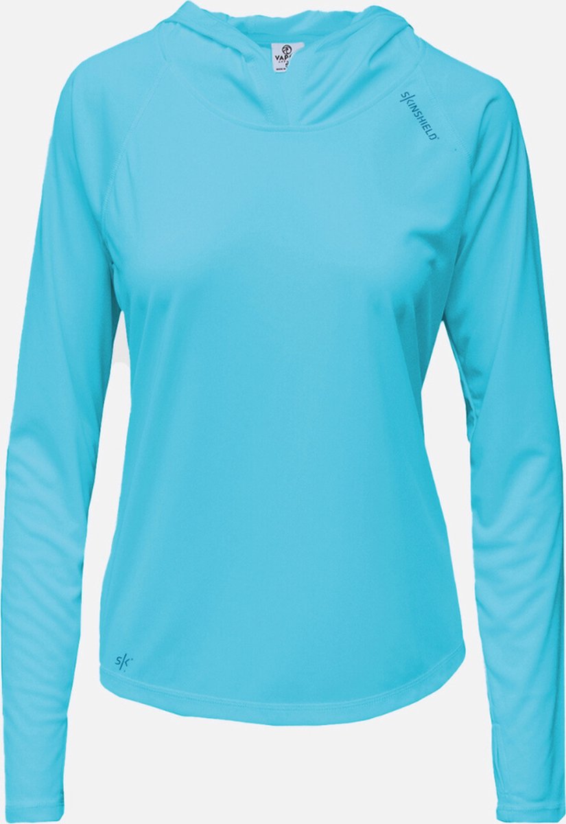 SKINSHIELD UV-hoodie voor dames Water Blauw
