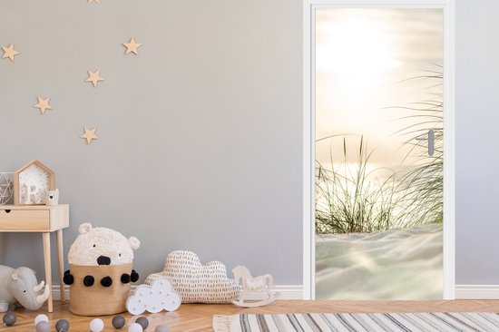 Witte houten deurstickers voor binnendeuren, witte 3D