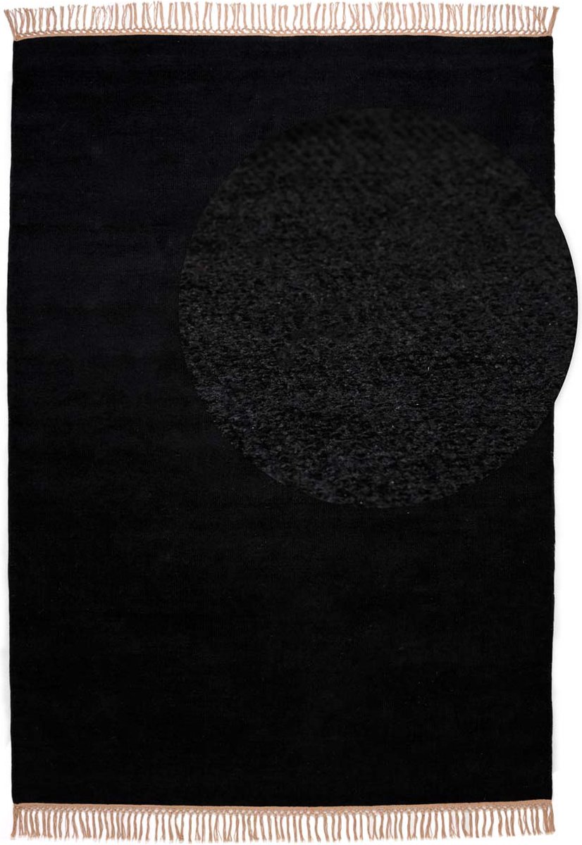 Tapis noir 200x300 cm DEMRE