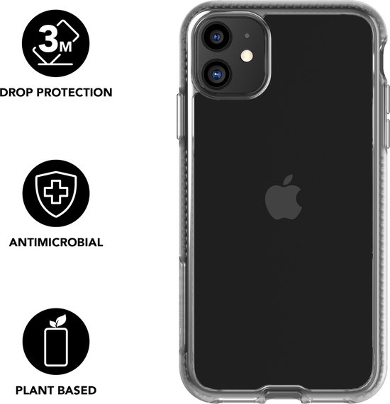Tech21 Pure Clear iPhone 11 hoesje Schokbestendig telefoonhoesje Transparant 3 meter valbestendig