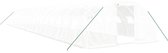 Bol.com vidaXL - Tuinkas - met - stalen - frame - 80 - m² - 20x4x2 - m - wit aanbieding