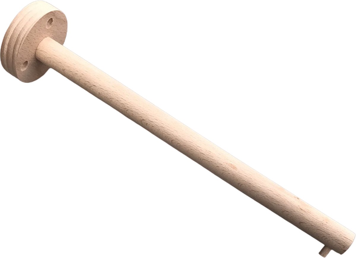 Kledingstang voor aan de Muur 30cm Hout
