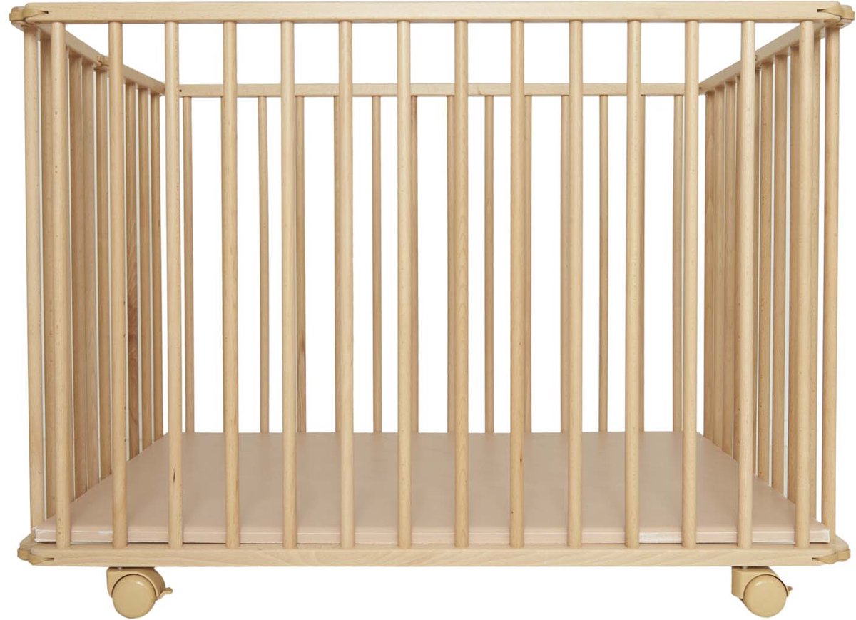 Bibliothèque bois massif vitrée 205 cm x 126 cm x 43 cm - étagères bois