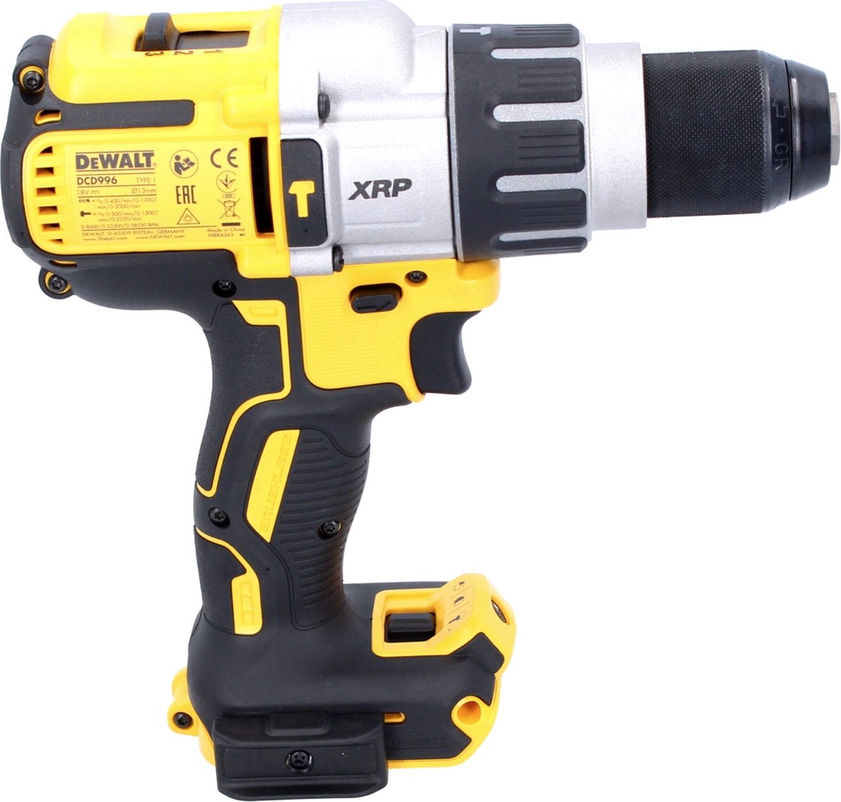DeWalt DCD996NT 18V klopboormachine - professionele power, compacte uitvoering thumbnail 5