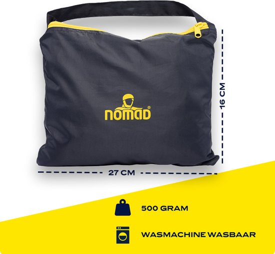 Couverture de Pique-Nique Aztèque NOMAD® - 180 x 140 - Bleu Foncé