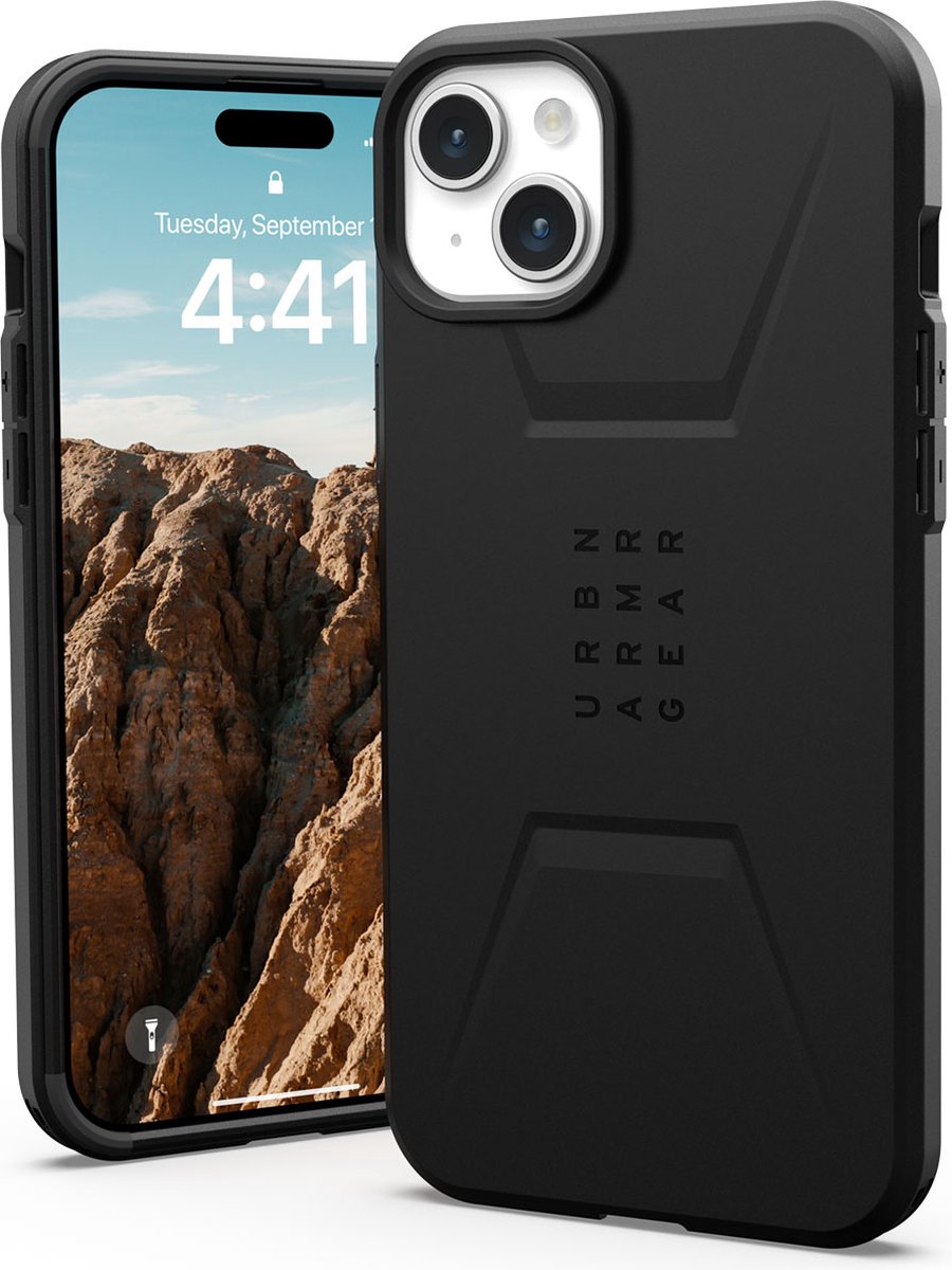 UAG - Civilian Mag iPhone 15 Plus Hoesje - zwart