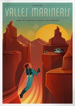 Discover Valles Marineris | Space, Astronomie & Ruimtevaart Poster | A3: 30x40 cm