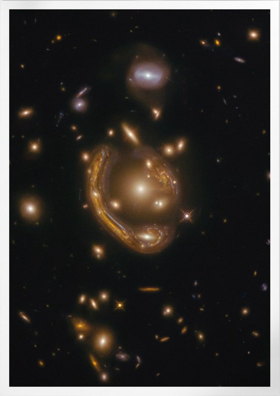 Rings Of Relativity | Space, Astronomie & Ruimtevaart Poster | B2: 50x70 cm