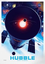 Hubble Space Telescope | Space, Astronomie & Ruimtevaart Poster | A3: 30x40 cm