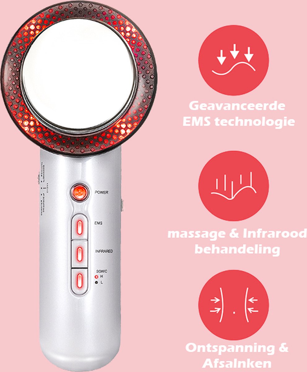 InnovaGoods Ultrasone Slimming Machine met EMS Functie - afbeelding 2