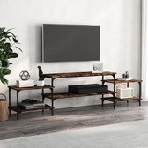 The Living Store TV-meubel - naam - - 197 x 35 x 52 cm - gerookt eiken