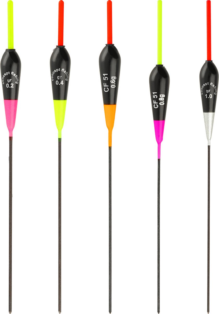 Reniers Fishing Dobber CF51 Verwisselbare Antenne 2.2mm - Maat : 0.60g