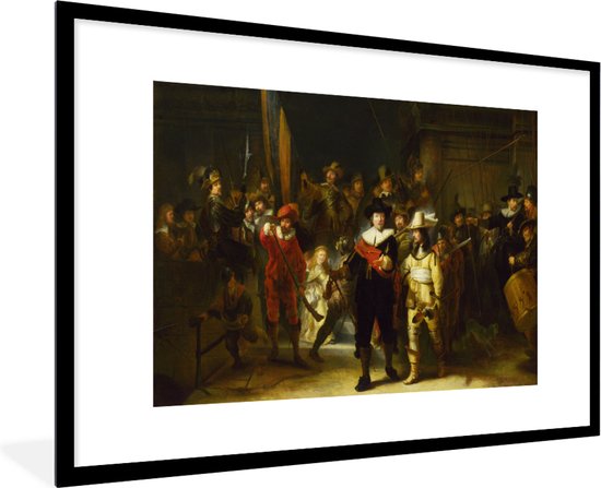 Mega Kleurplaat - Rembrandt: De Nachtwacht - Voor de Leerkracht