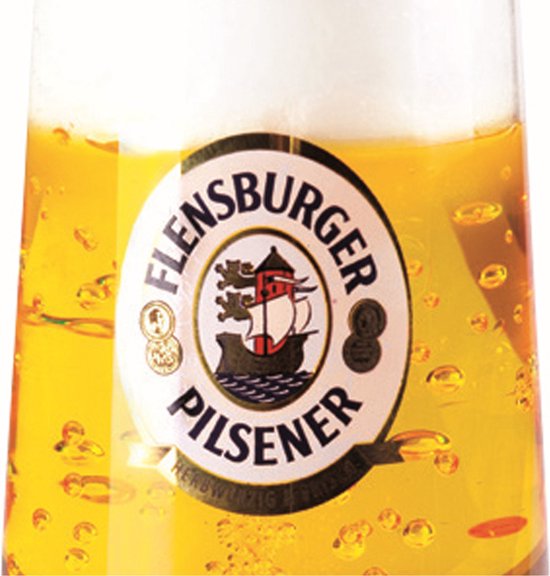 Verre à bière gadget/cadeau Bougie à bière - Bière allemande - 20 cm - Vaderdag/ anniversaire