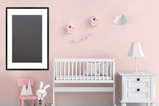 Fotolijst incl. Poster - Leer - Structuur - Lederlook - Grijs - 80x120 cm - Posterlijst - Kerstversiering - Kerstdecoratie voor binnen - Kerstmis