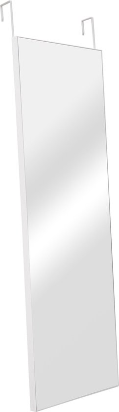 Lange Spiegel Caio - Hangende Spiegel - 120,6x40,6 cm - Wit - Kunststof en  Glas -... | bol.com
