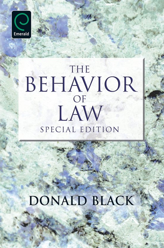 Behavior Of Law - cover