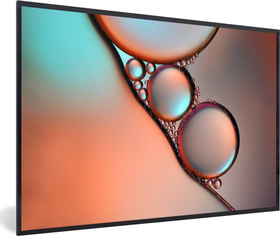 Druppel - Kleur - Fotolijst - Wanddecoratie - Kader - Muurdecoratie - 30x20 cm